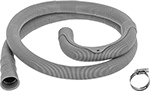 Image of Product. Front orientation. One Hose Clamp. Drain Hose for Plumbing Fixtures , For Washing Machines .