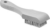 Image of Product. Style B. Front orientation. Abrasive Hand Brushes. Low-Scratch Abrasive Hand Brushes, Straight Handle, Style B.