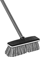 Image of Product. Front orientation. Scrub Brushes. Soft-Bristled Scrub Brushes with Extended-Reach Handle, Style A.