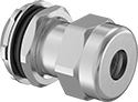 Image of Product. Front orientation. Cord Grips. Liquid-Tight Stainless Steel Cord Grips.