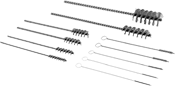 Image of Product. Front orientation. Tube Brushes. Screw-Size Low-Scratch Tube Brush Sets with Handle.