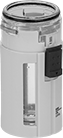 Image of Product. Front orientation. Compressed Air Lubricator Bowls. ARO Compressed Air Lubricator Bowls.