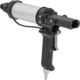 Image of Product. Front orientation. Adhesive Dispensing Guns. Air-Powered 3M Two-Part Adhesive Dispensing Guns.