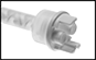 Image of Specification. Front orientation. ZoomedIn view. Contains Border. Snap-In Fitting Connection. Mixer Nozzles for Two-Part Adhesive Cartridges.