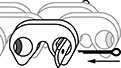 Image of ProductInUse. Front orientation. Contains Annotated. Inverted-Tooth Chain Pins.