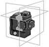 Combination Six Crosshair Line Automatic Leveling Laser Levels