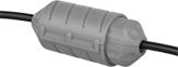 Image of ProductInUse. Twist Closure. Front orientation. Electrical Cord Locks. Extension Cord Locks, Twist Closure.