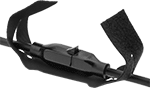 Image of ProductInUse. Front orientation. Electrical Cord Locks. Extension Cord Locks, Hook-and-Loop Closure.