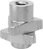 Twist-Resistant Closed-End Mold-In Threaded Inserts for Plastic