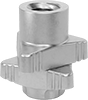 Twist-Resistant Closed-End Mold-In Threaded Inserts for Plastic