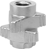 Twist-Resistant Closed-End Mold-In Threaded Inserts for Plastic