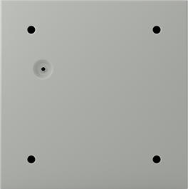 Image of Product. Back orientation. Indoor Enclosure, with Lift-Off Cover and Knockouts, 6" x 6" x 4".