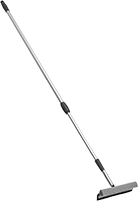 Image of Specification. Front orientation. Aluminum Handle. Combination Sponge/Squeegees, Telescoping Handle.