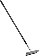 Image of Specification. Front orientation. Aluminum Handle. Combination Sponge/Squeegees, Telescoping Handle.