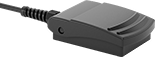 Image of Product. Front orientation. Foot Switches. Light Duty Foot Switches, Wire Lead Connection, 1 Pedal.