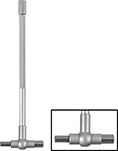 Image of Product. With Telescoping Probe. Front orientation. Contains Inset. Bore Gauges. Economy Telescoping Bore Gauges.