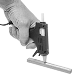 Image of ProductInUse. Front orientation. Glue Guns. Mini Glue Guns .