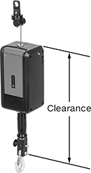 Image of Product. Front orientation. Contains Annotated. Hoists. Battery-Powered Lift-Assist Hoists .