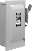 Image of Product. Front orientation. Disconnect Switches. Durable Disconnect Switches.