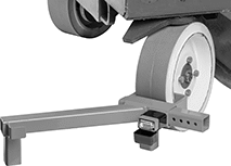 Image of ProductInUse. Front orientation. Wheel Clamp Locks. Style B.