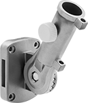 Image of Product. Front orientation. Flagpole Accessories. Wall-Mount Flag Brackets, Adjustable Angle.