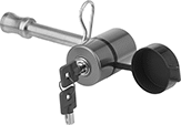 Image of Product. Front orientation. Hitch Pins. Hitch Pin Locks, Style B.