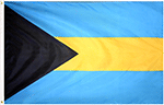 Image of Product. Front orientation. Nation and State Flags. Foreign Nation Flags, Bahamas.