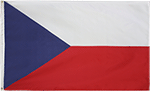 Image of Product. Front orientation. Nation and State Flags. Foreign Nation Flags, Czech Republic.