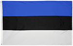 Image of Product. Front orientation. Nation and State Flags. Foreign Nation Flags, Estonia.