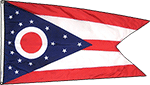 Image of Product. Front orientation. Nation and State Flags. State Flags, Ohio.