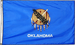 Image of Product. Front orientation. Nation and State Flags. State Flags, Oklahoma.