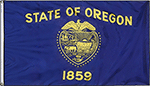 Image of Product. Front. Front orientation. Nation and State Flags. State Flags, Oregon.