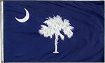Image of Product. Front orientation. Nation and State Flags. State Flags, South Carolina.