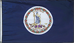 Image of Product. Front orientation. Nation and State Flags. State Flags, Virginia.