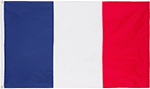 Image of Product. Front orientation. Nation and State Flags. Foreign Nation Flags, France.