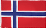 Image of Product. Front orientation. Nation and State Flags. Foreign Nation Flags, Norway.