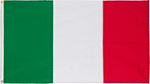 Image of Product. Front orientation. Nation and State Flags. Foreign Nation Flags, Italy.