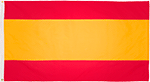 Image of Product. Front orientation. Nation and State Flags. Foreign Nation Flags, Spain.