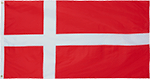 Image of Product. Front orientation. Nation and State Flags. Foreign Nation Flags, Denmark.