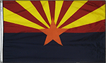 Image of Product. Front orientation. Nation and State Flags. State Flags, Arizona.