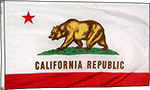 Image of Product. Front orientation. Nation and State Flags. State Flags, California.