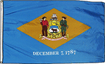 Image of Product. Front orientation. Nation and State Flags. State Flags, Delaware.