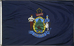 Image of Product. Front orientation. Nation and State Flags. State Flags, Maine.
