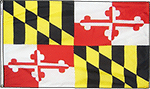 Image of Product. Front orientation. Nation and State Flags. State Flags, Maryland.