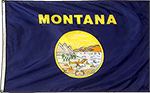 Image of Product. Front orientation. Nation and State Flags. State Flags, Montana.