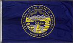 Image of Product. Front orientation. Nation and State Flags. State Flags, Nebraska.