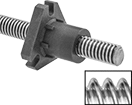 Image of ProductInUse. Front orientation. Contains Inset. Precision Lead Screws and Nuts. Metric Ultra-Precision Lead Screws and Nuts.