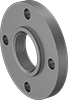 Low-Pressure Galvanized Iron and Steel Threaded Pipe Flanges