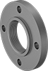 Low-Pressure Galvanized Iron and Steel Threaded Pipe Flanges