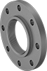 Low-Pressure Galvanized Iron and Steel Threaded Pipe Flanges